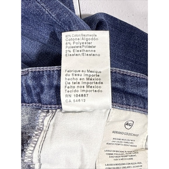 Adriano Goldschmied Legging Ankle‎ Jeans Womens 27R Distressed Skater Stretch - Picture 14 of 16